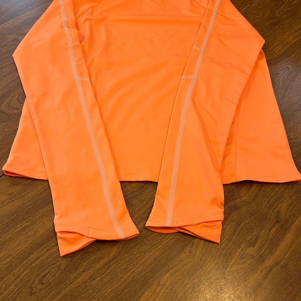 Under Armour Womens UA Train CW Crew Long Sleeve Shirt Orange 1373970 Small NWT - Picture 12 of 14